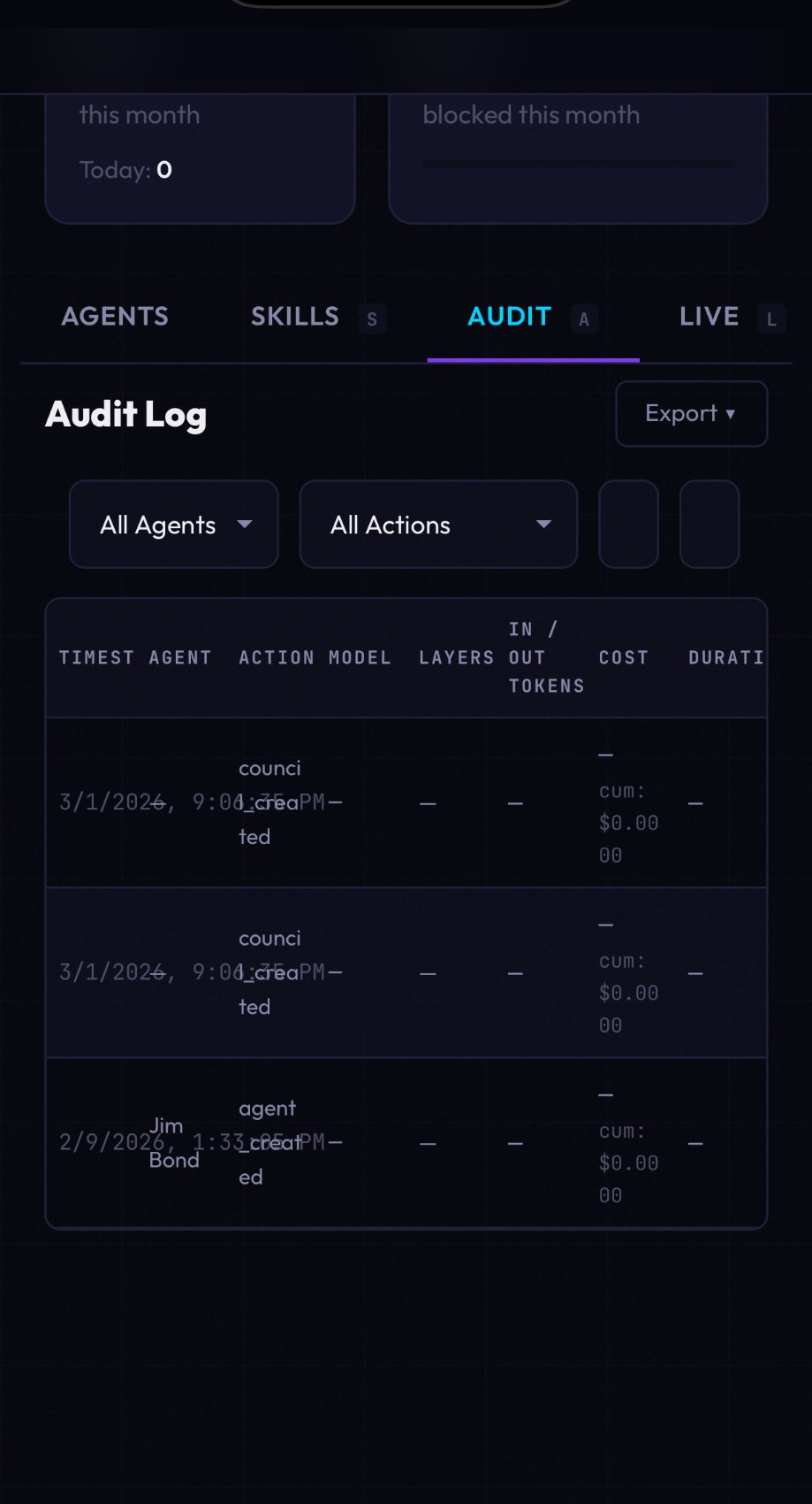 Audit Trail